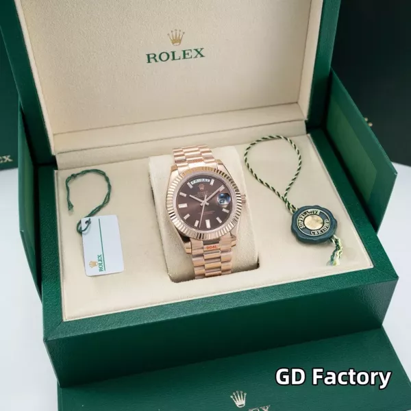 루이비통 40mm 데이데이트 메탈 브레이슬릿 손목시계