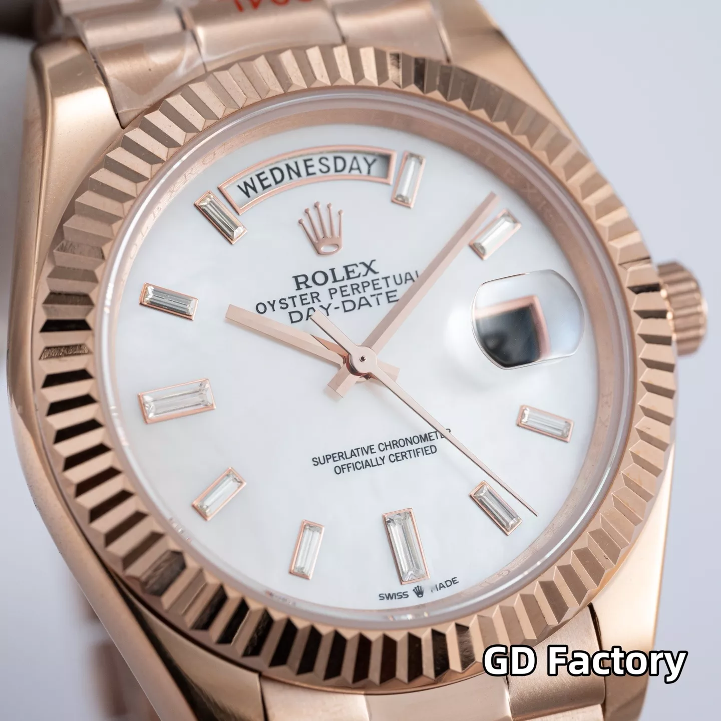 롤렉스 데이데이트 40mm 데이-데이트 메탈 손목시계 상세 이미지 11