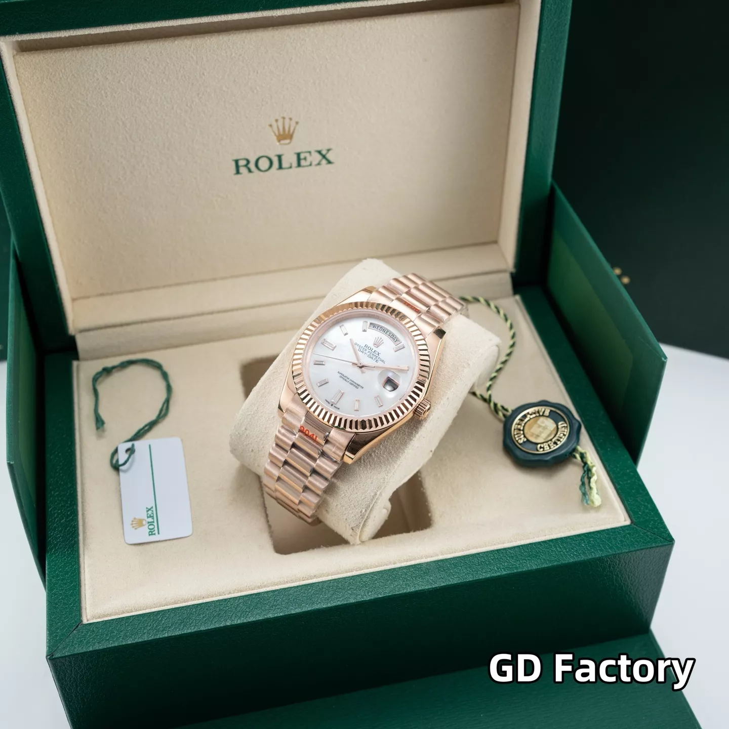 롤렉스 데이데이트 40mm 데이-데이트 메탈 손목시계 상세 이미지 2