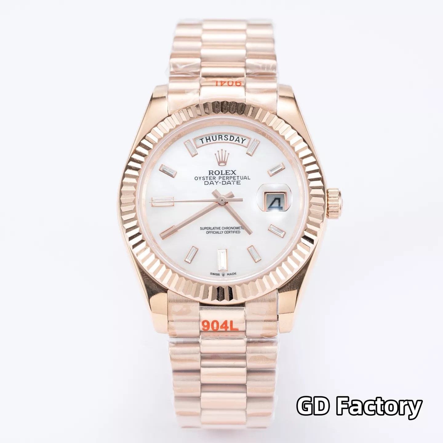 롤렉스 데이데이트 40mm 데이-데이트 메탈 손목시계 상세 이미지 19
