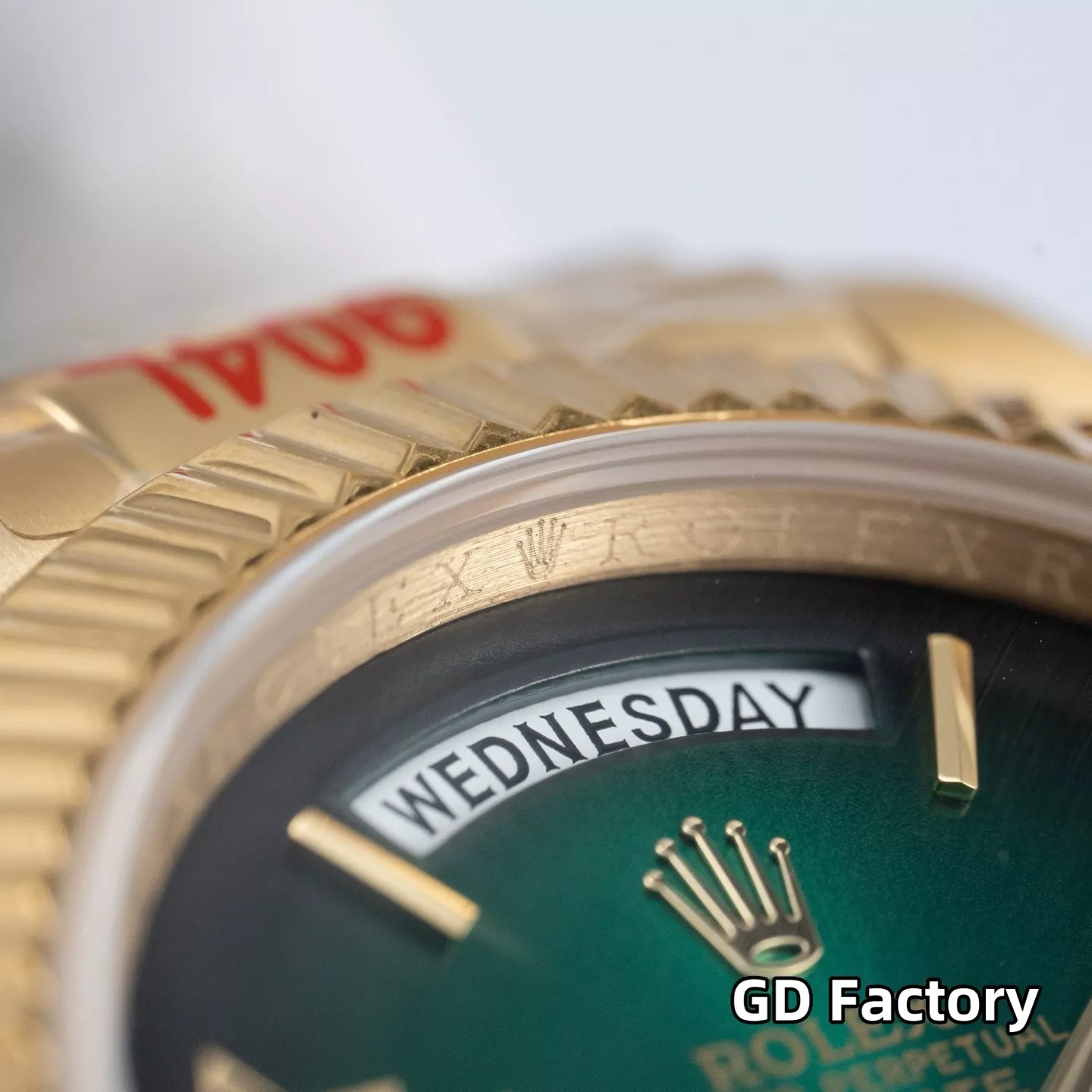 롤렉스 데이데이트 40mm 그린 다이얼 메탈 손목시계 상세 이미지 15