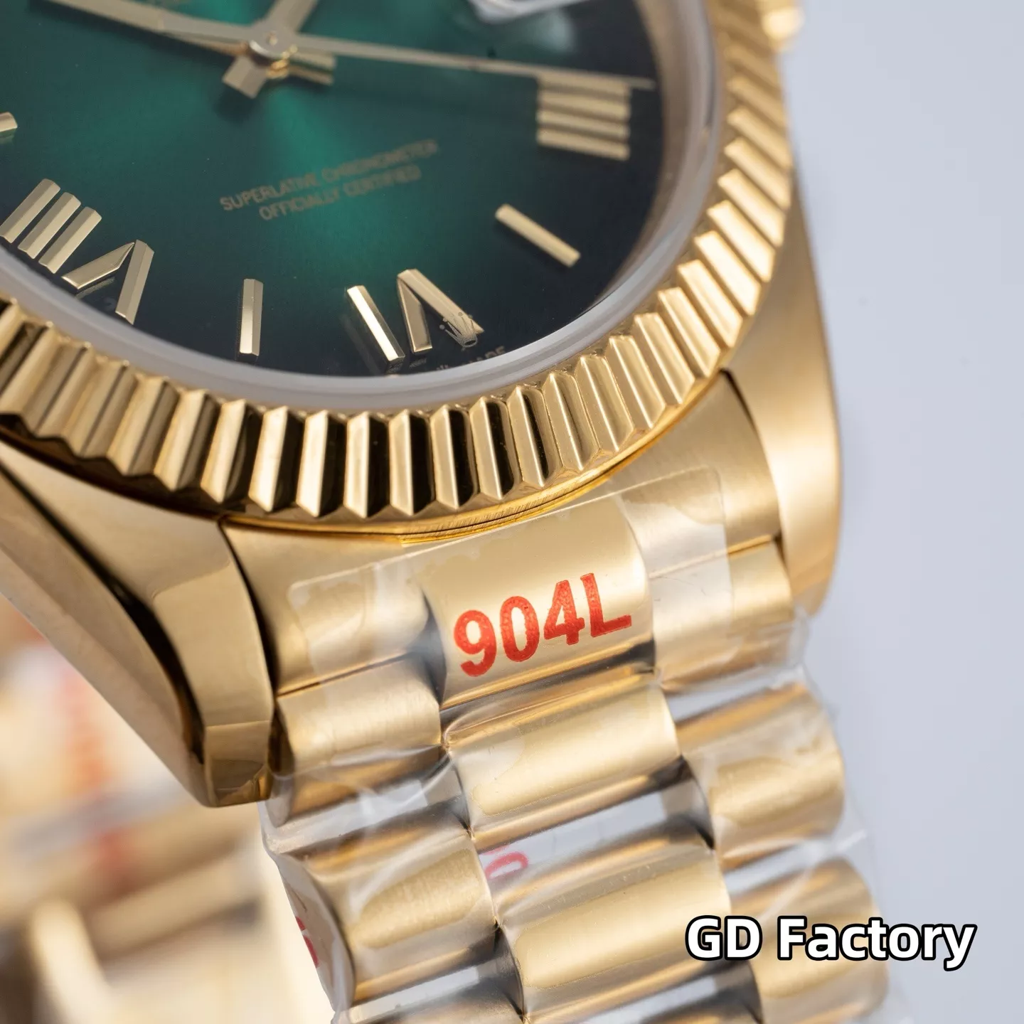 롤렉스 데이데이트 40mm 그린 다이얼 메탈 손목시계 상세 이미지 16