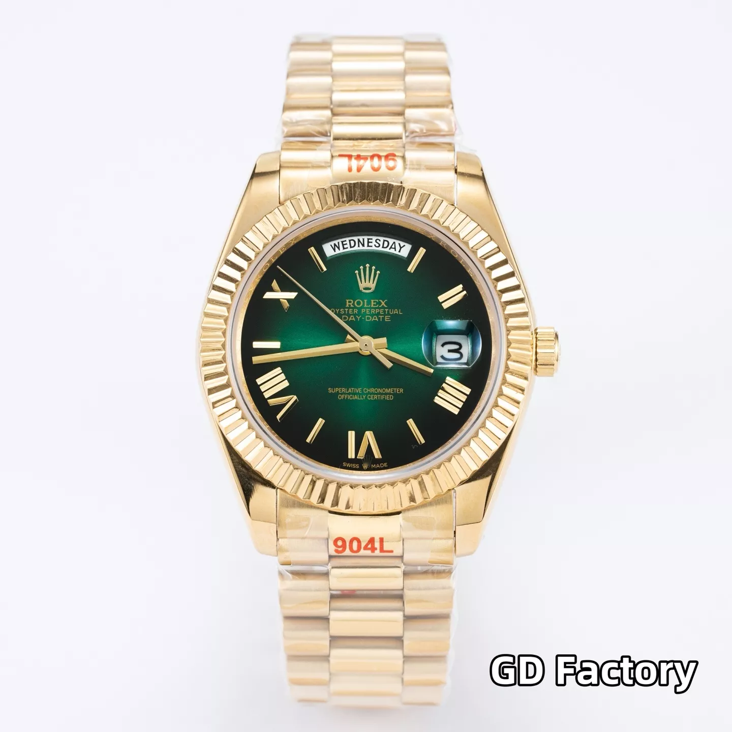 롤렉스 데이데이트 40mm 그린 다이얼 메탈 손목시계 상세 이미지 19