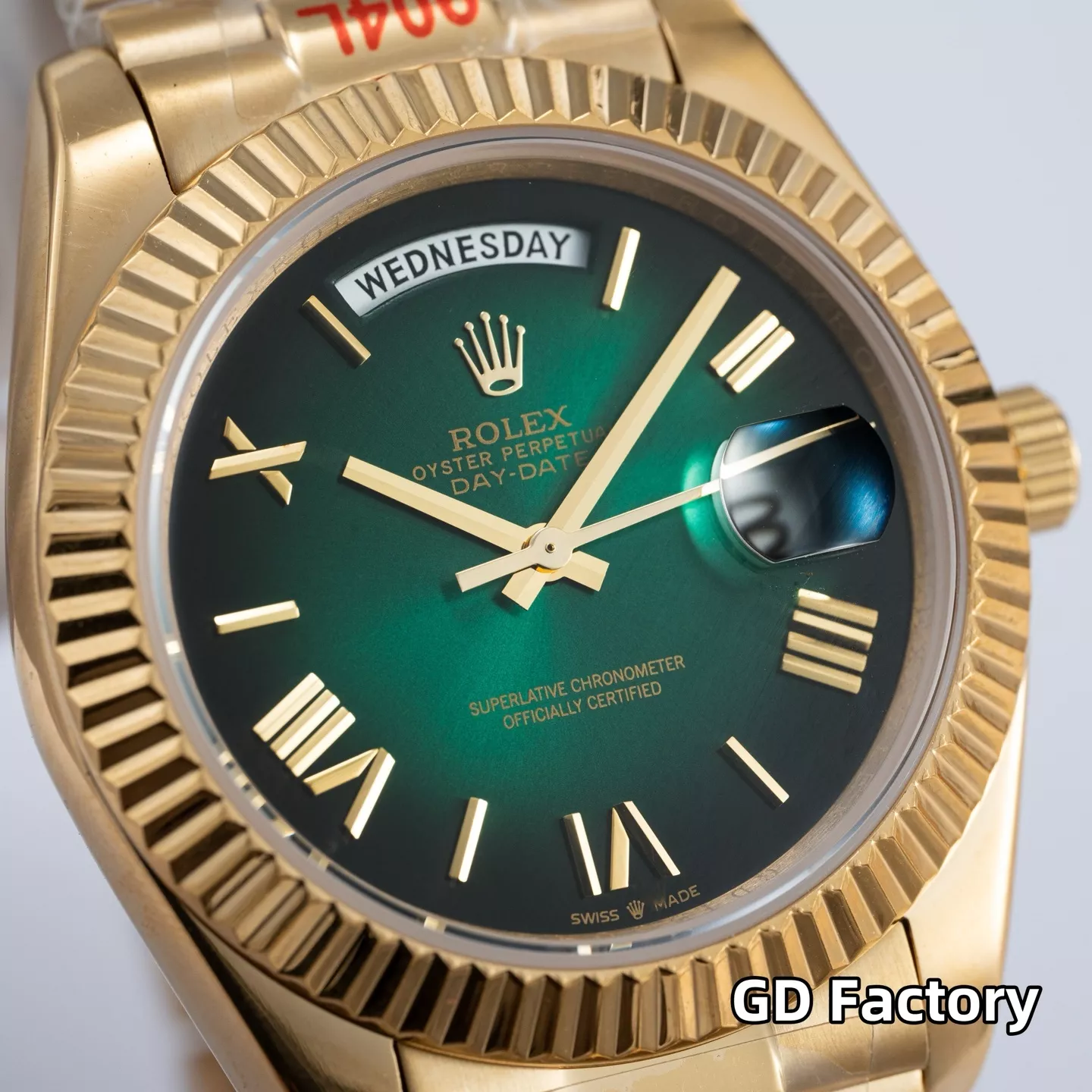 롤렉스 데이데이트 40mm 그린 다이얼 메탈 손목시계 상세 이미지 11