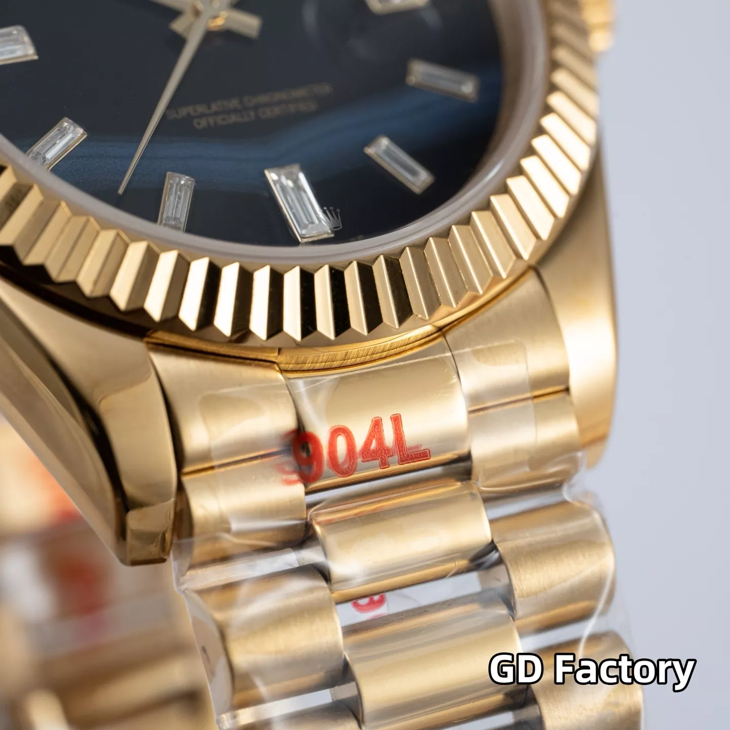 루이비통 데이데이트 40mm 사파이어 크리스탈 메탈 시계 상세 이미지 16
