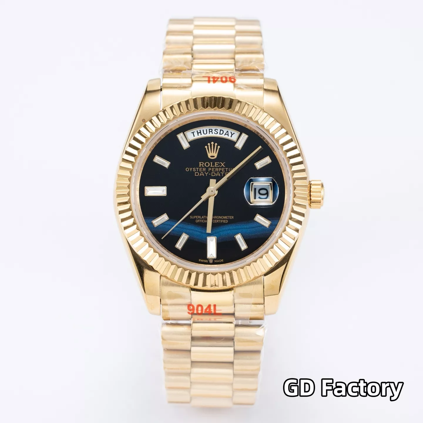 루이비통 데이데이트 40mm 사파이어 크리스탈 메탈 시계 상세 이미지 19