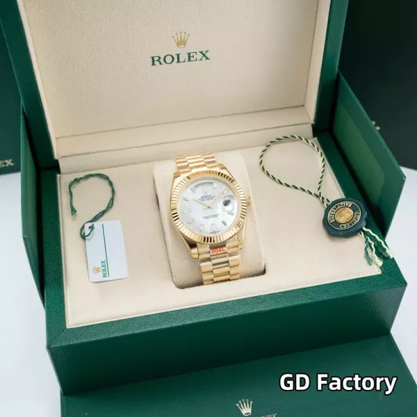 롤렉스 데이데이트 40mm 사파이어 크리스탈 메탈 손목시계