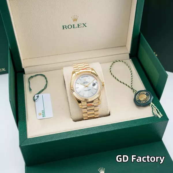 롤렉스 데이데이트 40mm 메탈 브레이슬릿 데이데이트 손목시계