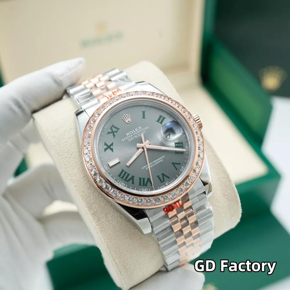 롤렉스 41mm 다이아 베젤 주빌리 브레이슬릿 손목시계 상세 이미지 4