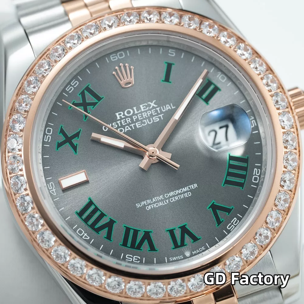 롤렉스 41mm 다이아 베젤 주빌리 브레이슬릿 손목시계 상세 이미지 11
