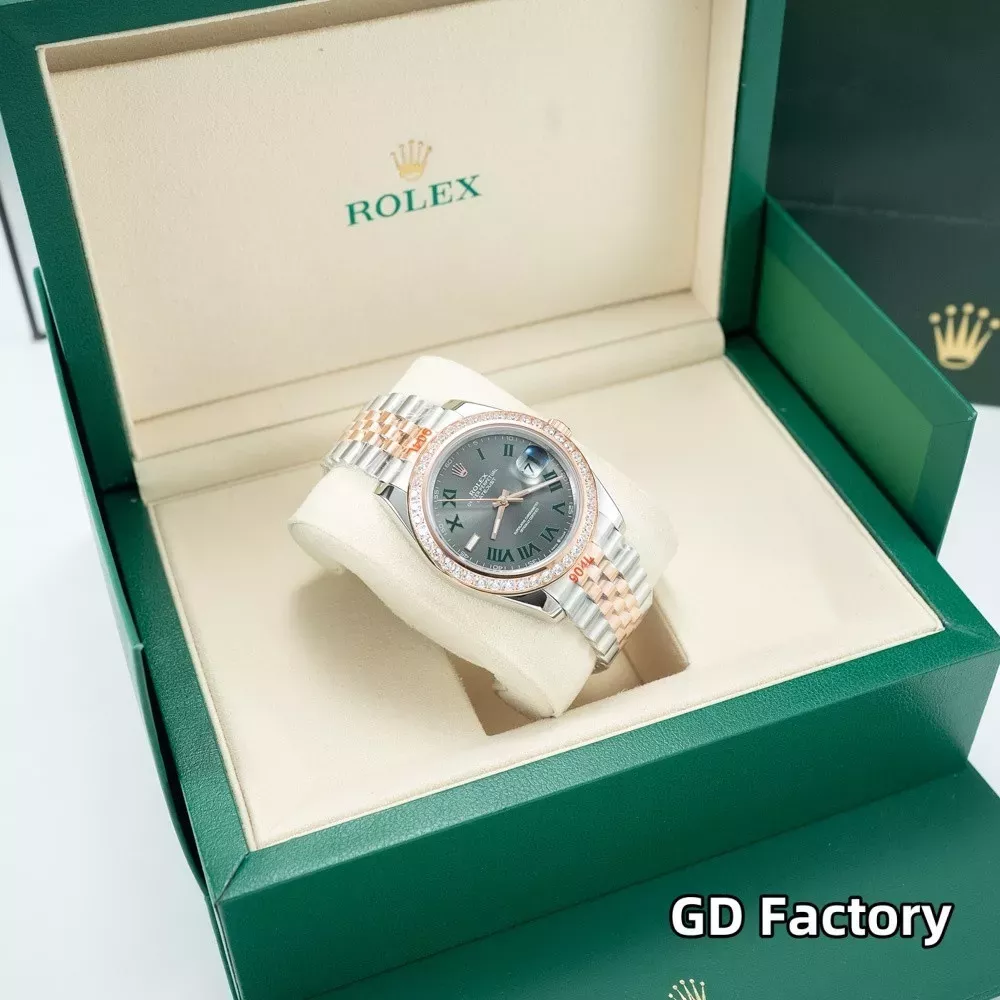 롤렉스 41mm 다이아 베젤 주빌리 브레이슬릿 손목시계
