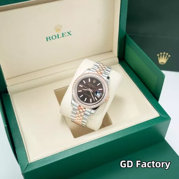 롤렉스 41mm 다이아 베젤 쥬빌리 브레이슬릿 손목시계