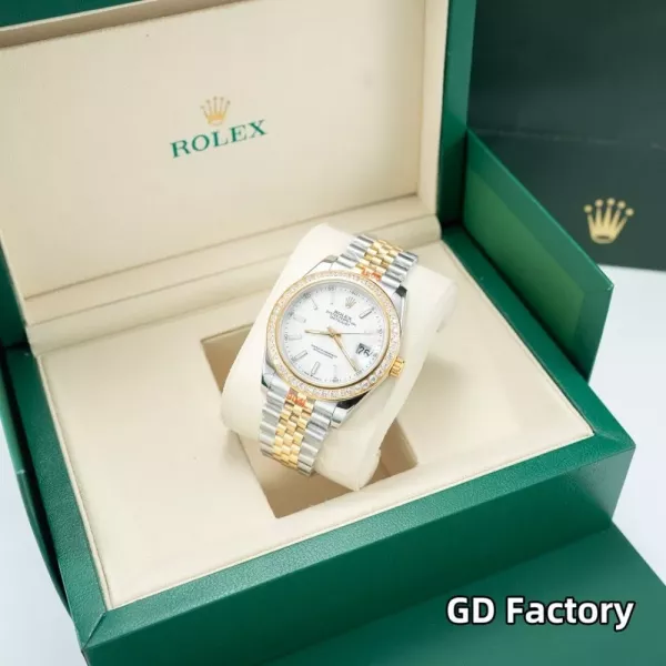 롤렉스 41mm 다이아 베젤 주빌리 브레이슬릿 손목시계