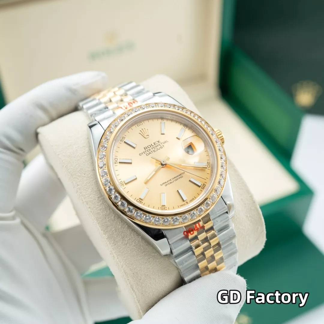 롤렉스 41mm 다이아 베젤 쥬빌리 브레이슬릿 손목시계 상세 이미지 4