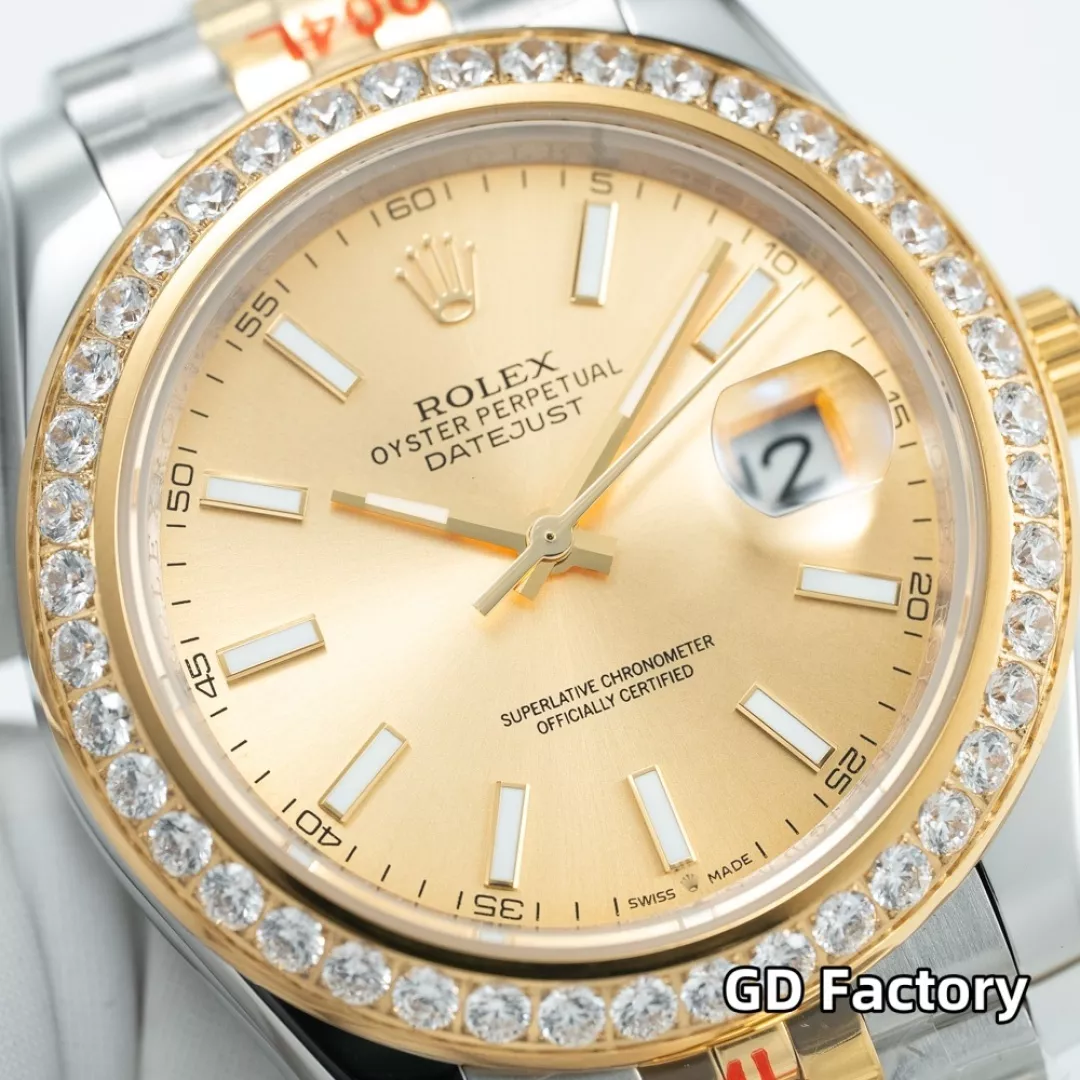 롤렉스 41mm 다이아 베젤 쥬빌리 브레이슬릿 손목시계 상세 이미지 5