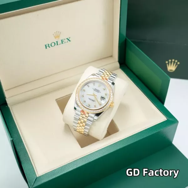 롤렉스 41mm 다이아 베젤 쥬빌리 브레이슬릿 손목시계