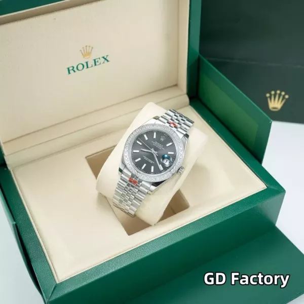 롤렉스 41mm 다이아 베젤 쥬빌리 브레이슬릿 손목시계