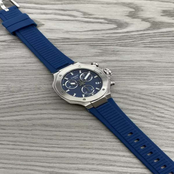 티쏘 모토GP 크로노그래프 38mm 실리콘 스트랩 손목시계