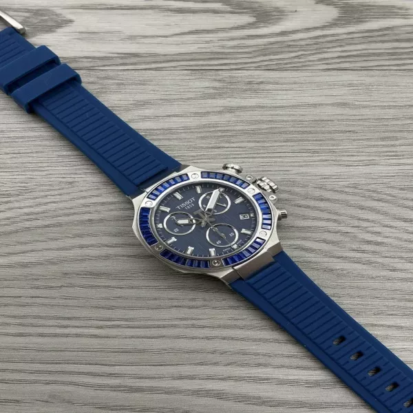 티쏘 모토GP 38mm 실리콘 스트랩 크로노그래프 손목시계