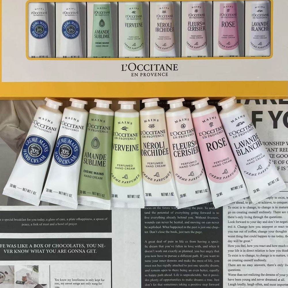 록시땅 30ml 8종 향 핸드크림 세트