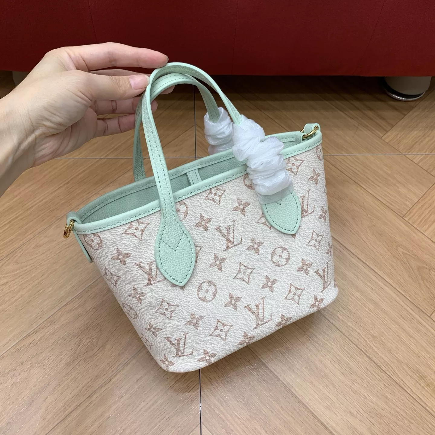 루이비통 BB 리버서블 쇼핑백 캔버스 토트백 상세 이미지 19