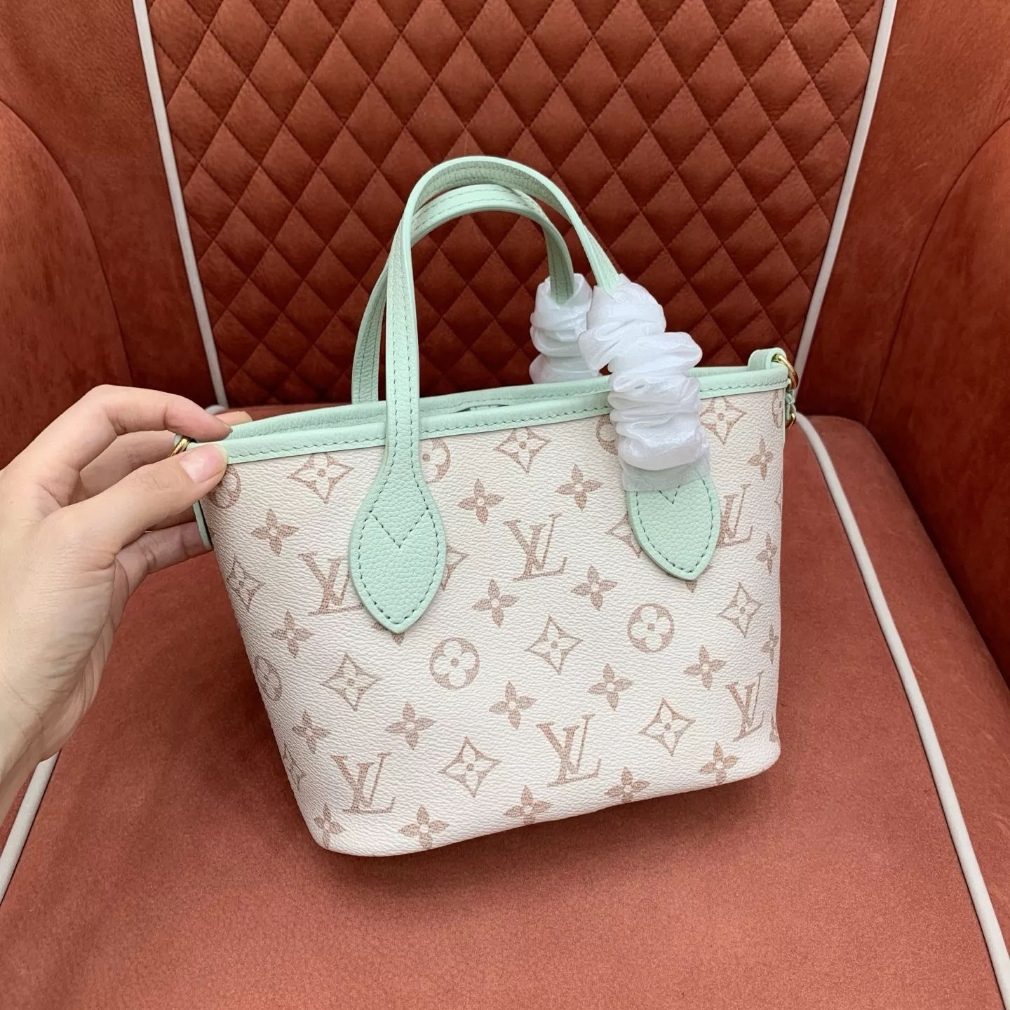 루이비통 BB 리버서블 쇼핑백 캔버스 토트백 상세 이미지 2