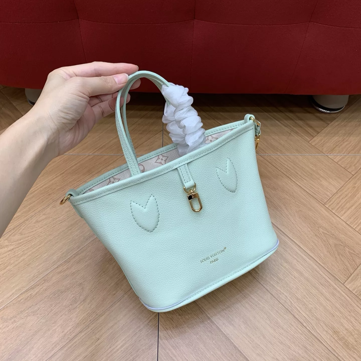 루이비통 BB 리버서블 쇼핑백 캔버스 토트백 상세 이미지 22