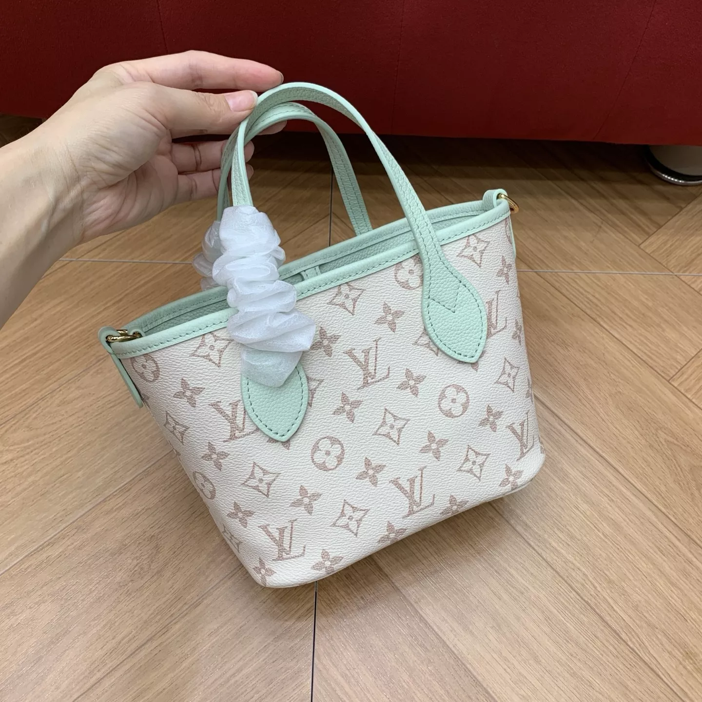 루이비통 BB 리버서블 쇼핑백 캔버스 토트백 상세 이미지 21