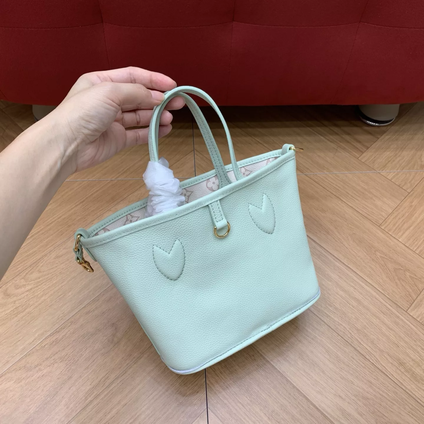 루이비통 BB 리버서블 쇼핑백 캔버스 토트백 상세 이미지 24