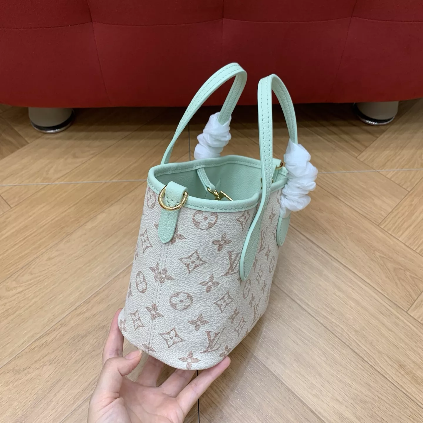 루이비통 BB 리버서블 쇼핑백 캔버스 토트백 상세 이미지 27