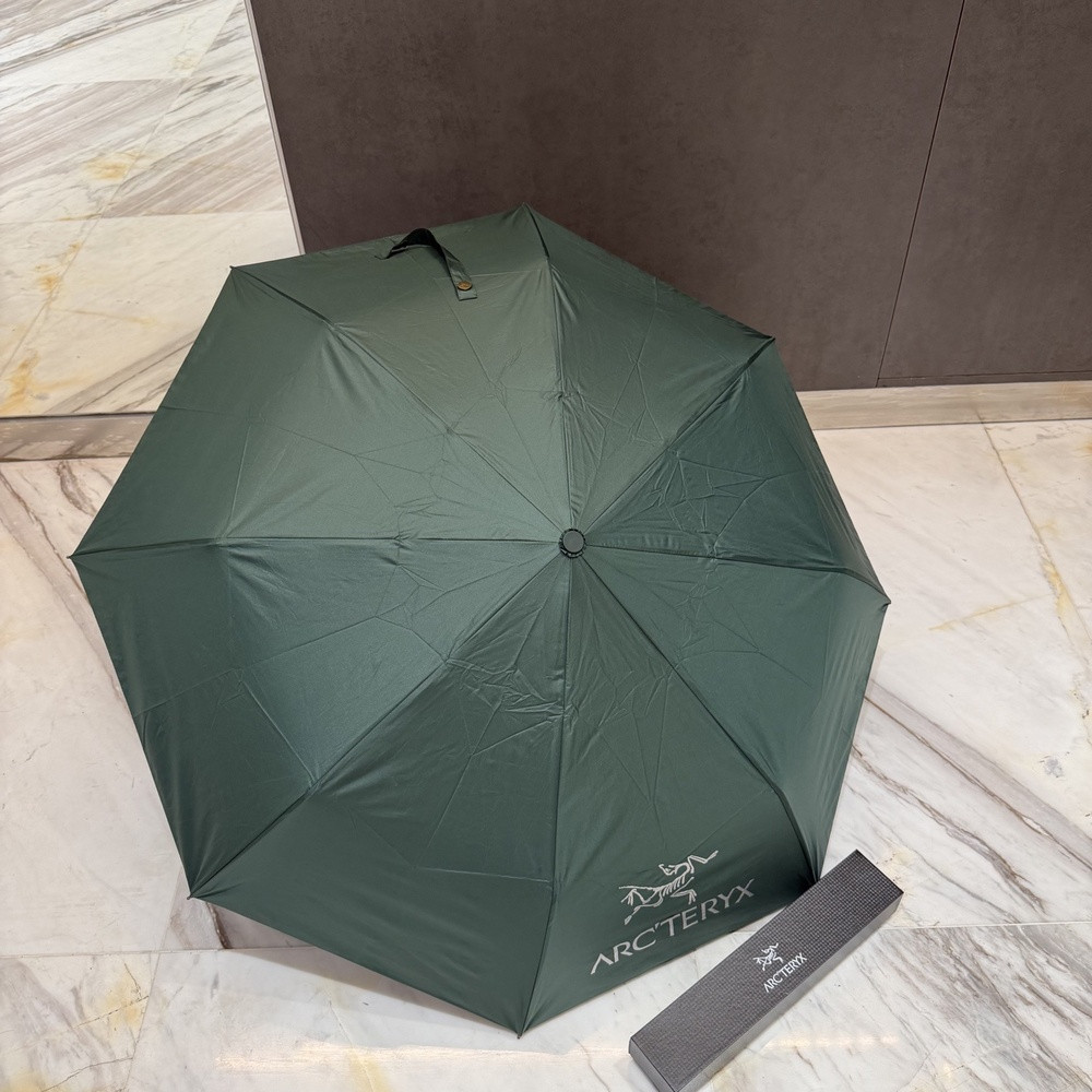 아크테릭스 전자동 접이식 블랙코팅 자외선 차단 우산