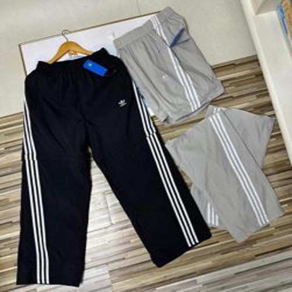 아디다스 2025 SS 삼선 로고 남녀공용 투웨이 와이드 팬츠