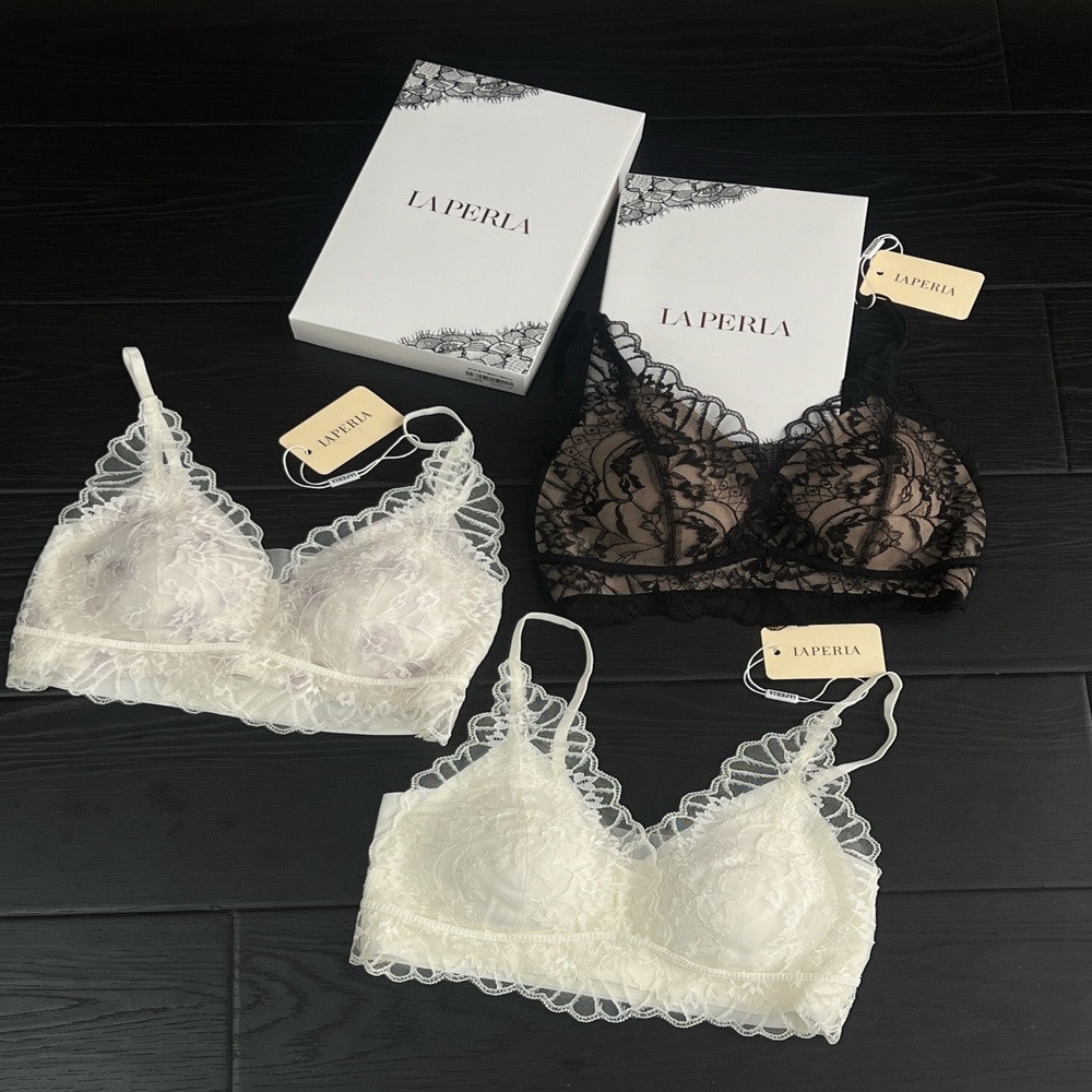 라펠라 플라워 레이스 소프트컵 슬림 스트랩 브래지어