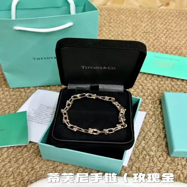 티파니앤코 T 시리즈 링크 체인 브레이슬릿
