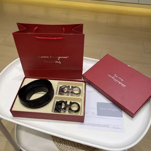 페라가모 더블 버클 양면 리버서블 선물세트 벨트