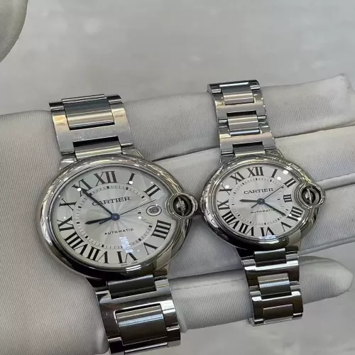 까르띠에 블루 벌룬 42mm·33mm 스테인리스 기계식 손목시계