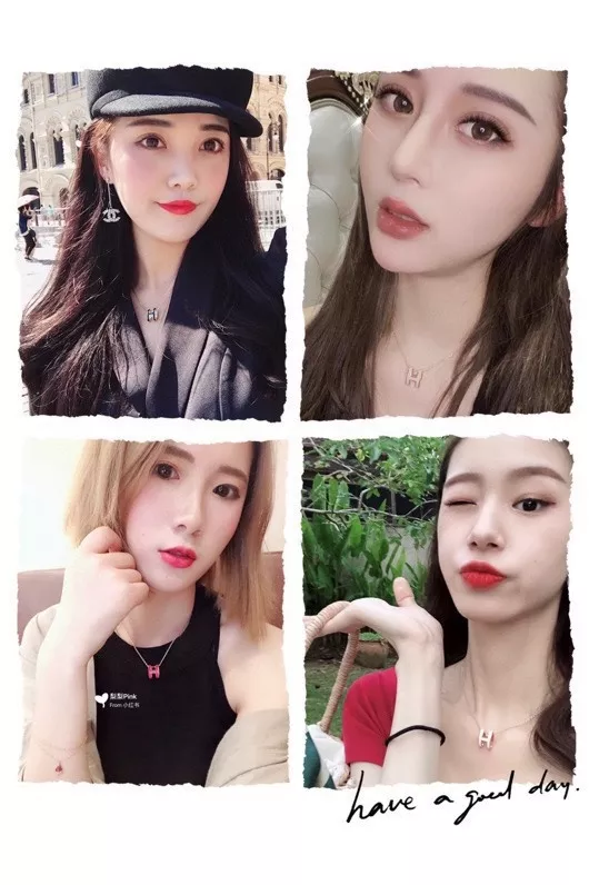 에르메스 팝 H 골드 체인 조절형 목걸이 상세 이미지 4