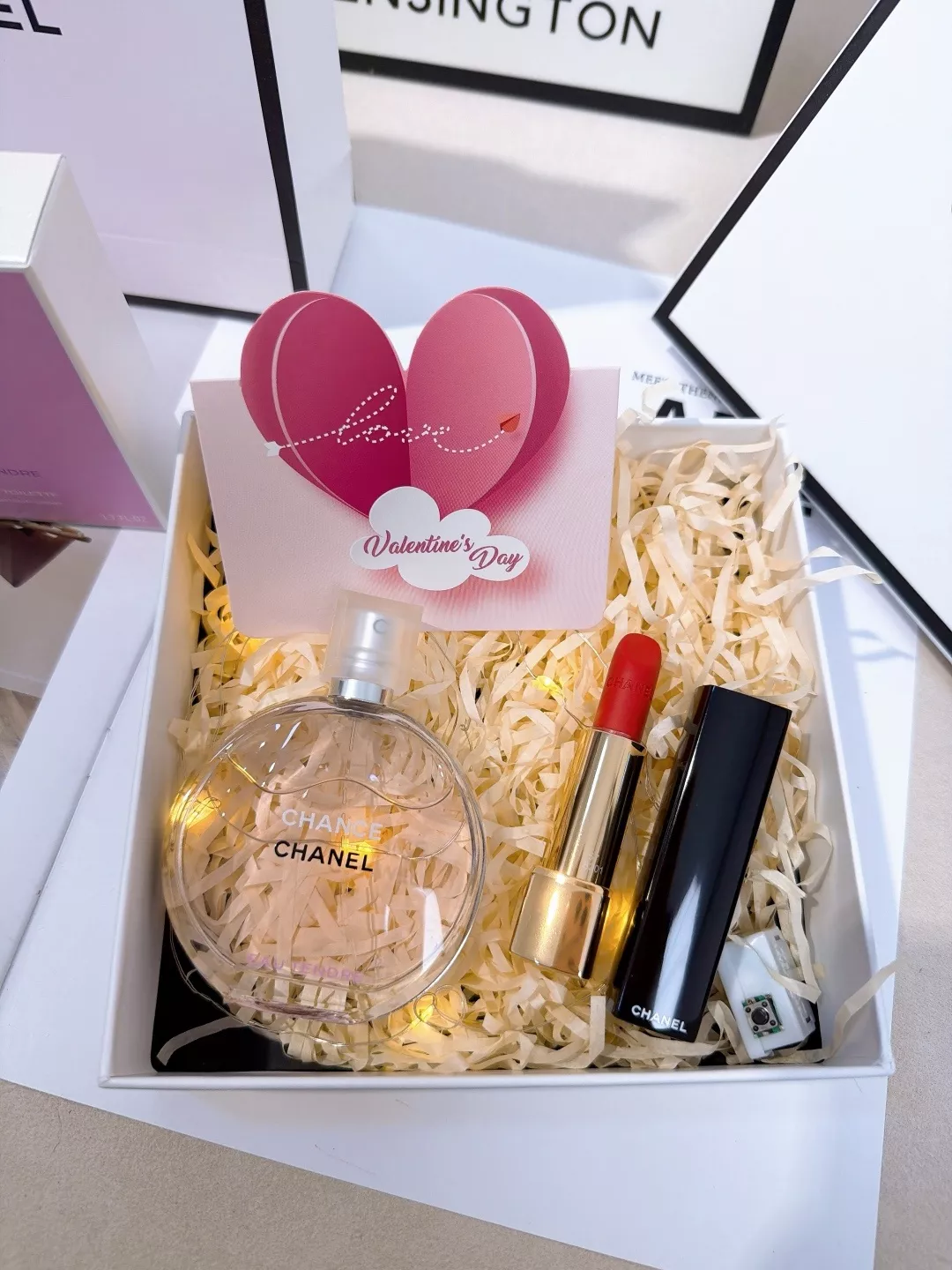 샤넬 핑크 찬스 50ml 립스틱 57호 기프트 세트 상세 이미지 8