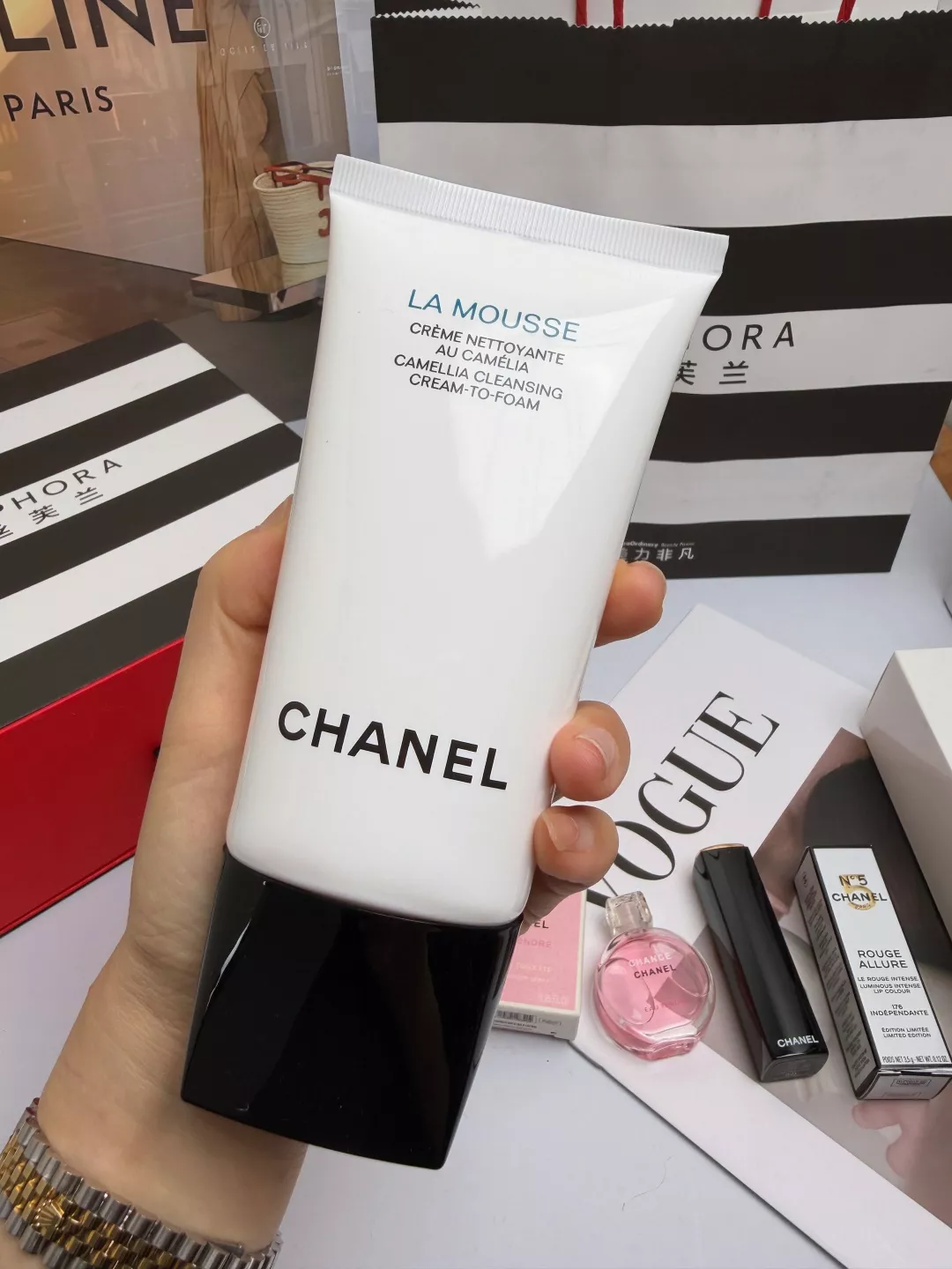 샤넬 산뜻한 클렌징 폼과 립스틱 기프트 세트 상세 이미지 6