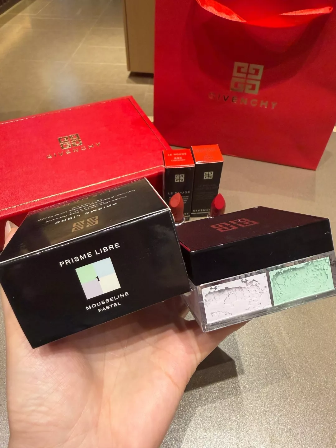 지방시 사궁격 루스 파우더와 립스틱 2종 메이크업 세트 상세 이미지 8