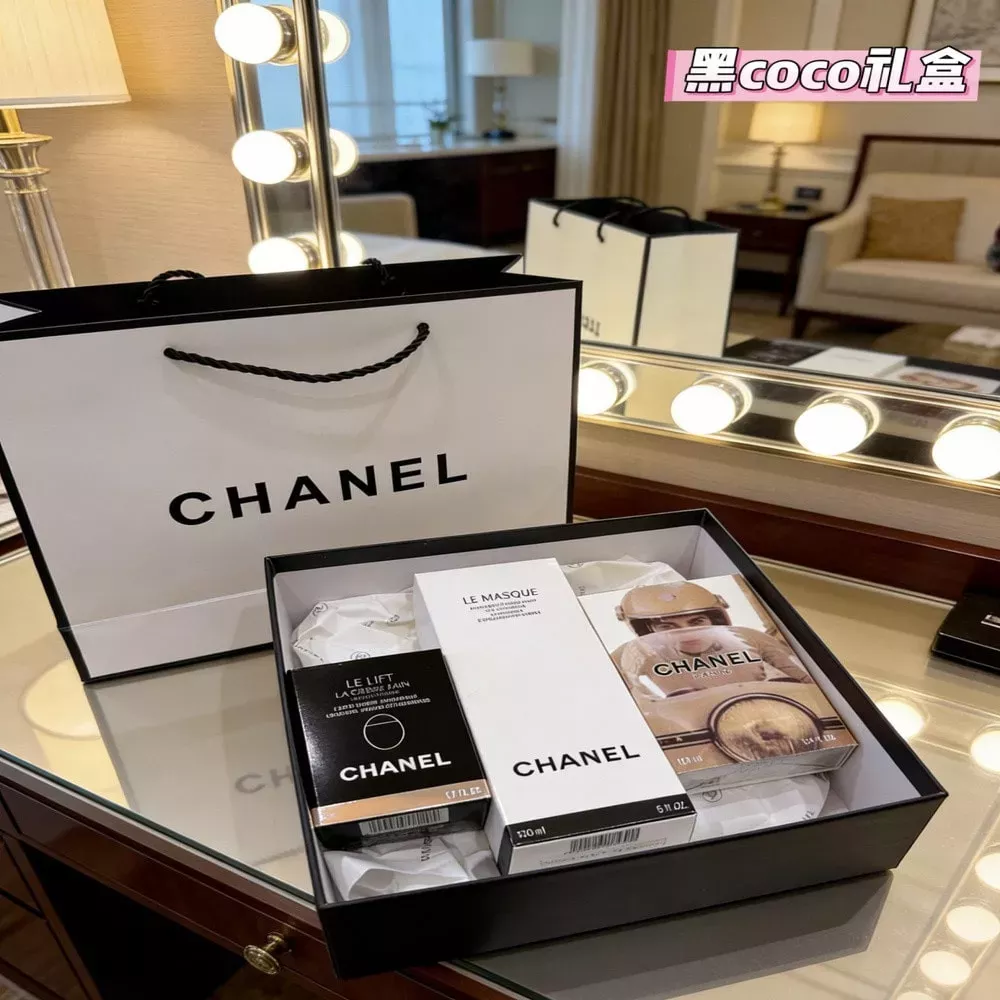 샤넬 블랙 코코 퍼퓸 앤 케어 3종 기프트 세트
