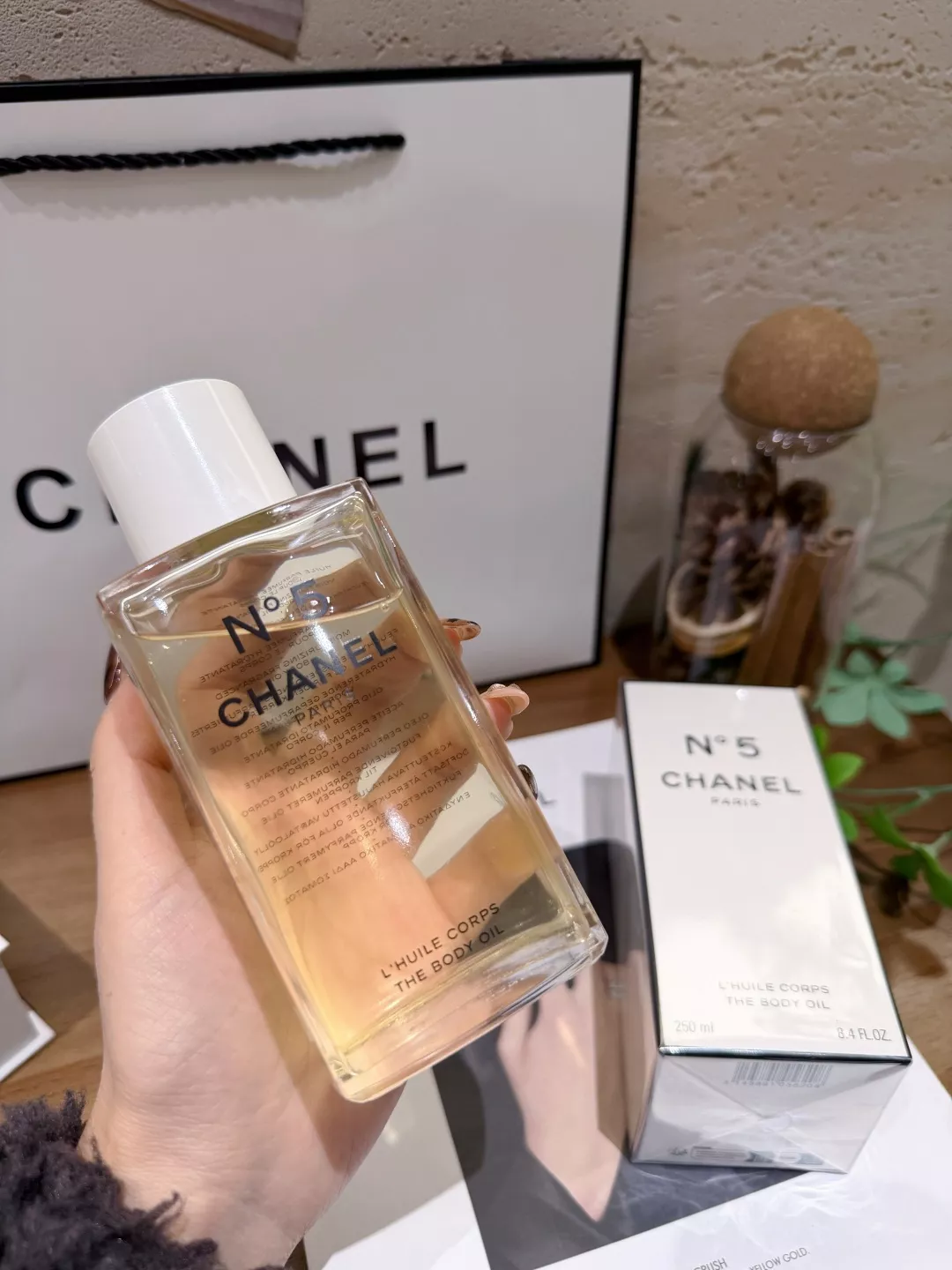샤넬 N°5 향 바디 오일 250ml 대용량 상세 이미지 4