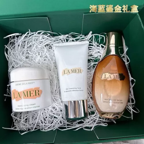 라메르 골드 패키지 클렌저 토너 크림 스킨케어 세트