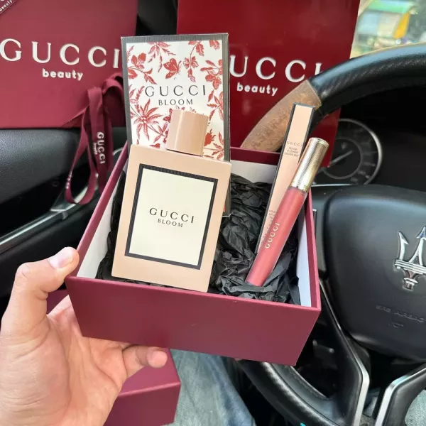 구찌 블룸 100ml 립글로즈 203 한정 기프트 세트