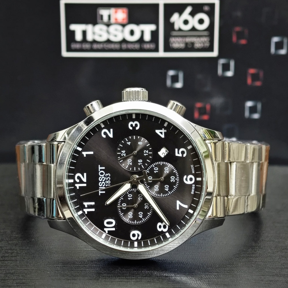 티쏘 트래디션 크로노그래프 42mm 스테인리스 손목시계