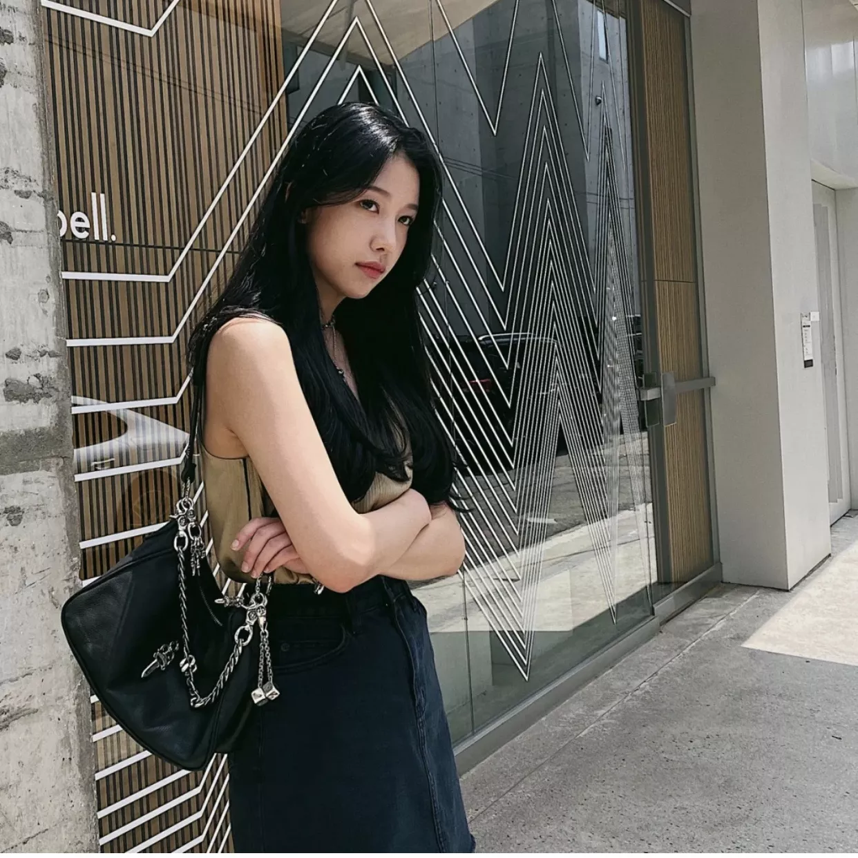 크롬하츠 치킨너겟 블랙 송아지가죽 바게트백 상세 이미지 21