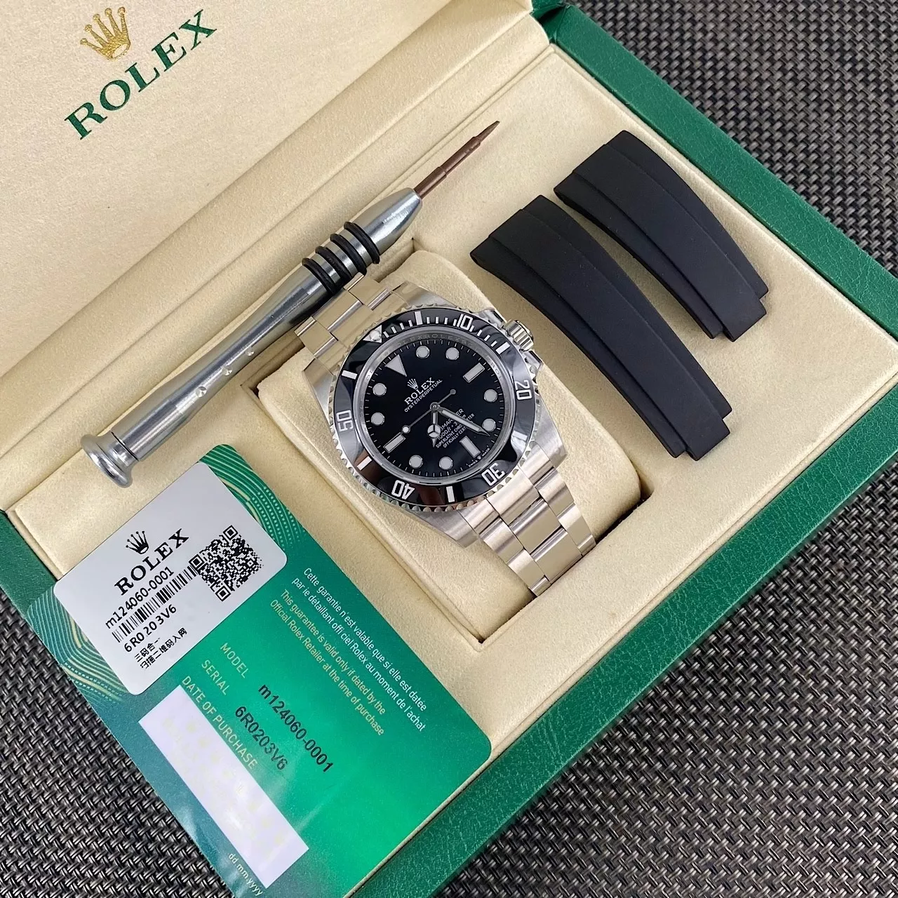 롤렉스 서브마리너 무데이 40mm 스테인리스 메탈 시계 상세 이미지 10
