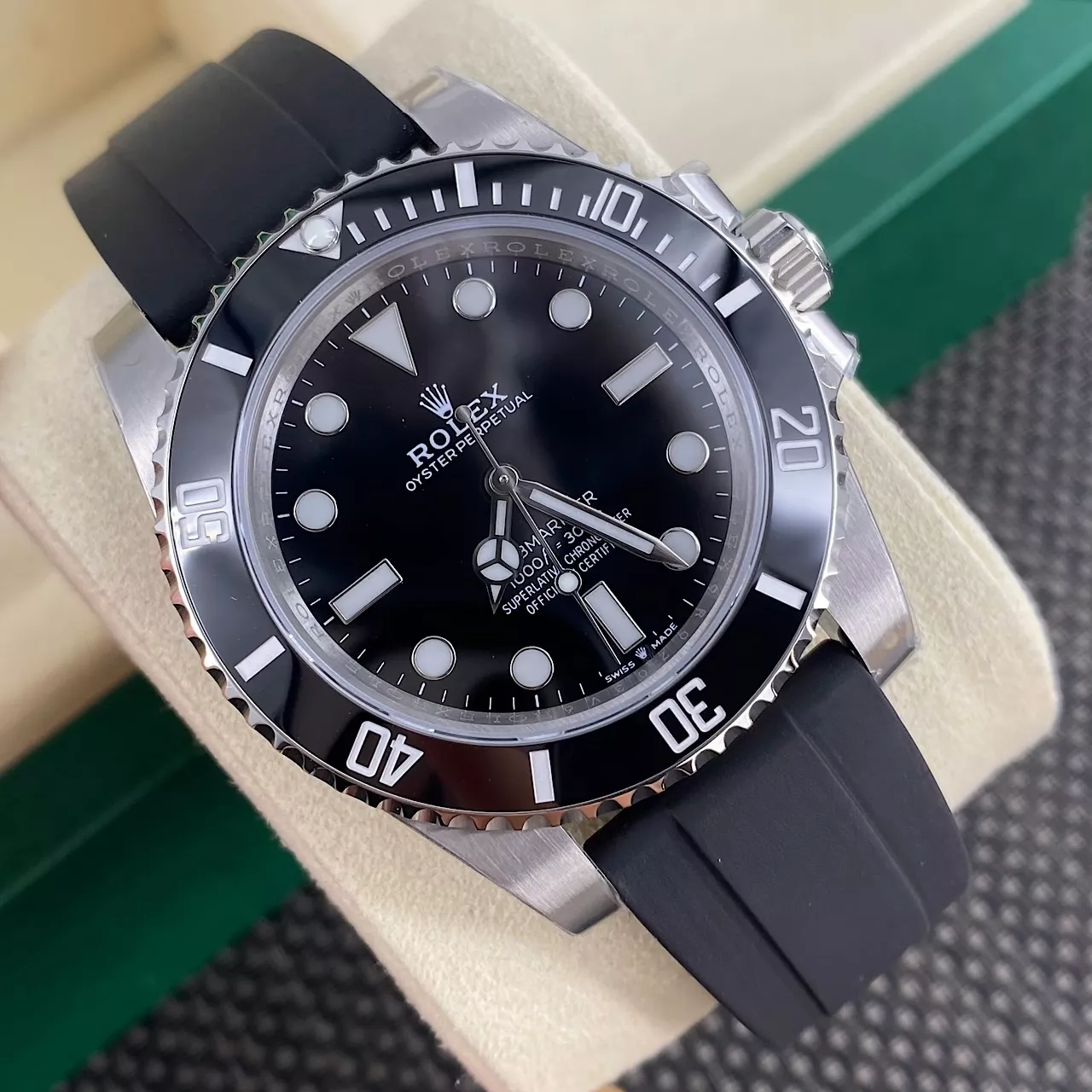 롤렉스 서브마리너 무데이 40mm 스테인리스 메탈 시계 상세 이미지 13