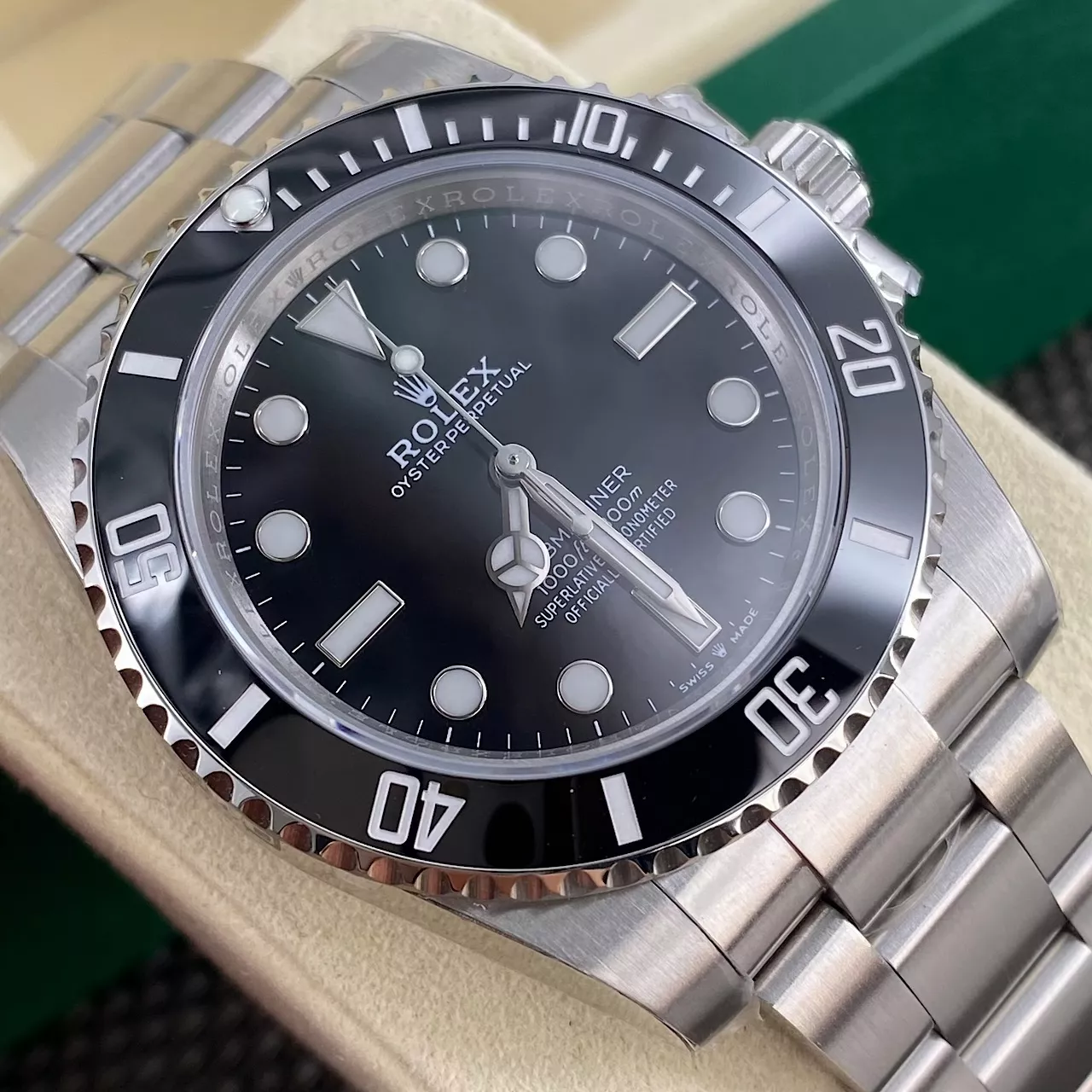 롤렉스 서브마리너 무데이 40mm 스테인리스 메탈 시계 상세 이미지 5
