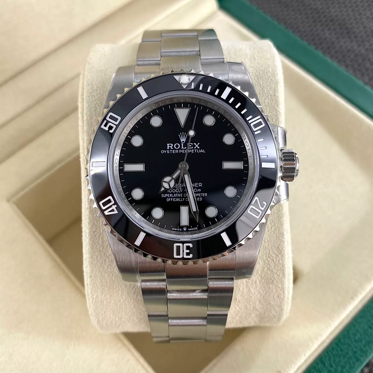 롤렉스 서브마리너 무데이 40mm 스테인리스 메탈 시계 상세 이미지 1